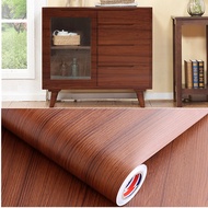 วอลเปเปอร์ลายไม้ วินเทจ 60cm*5เมตร สติ๊กเกอร์pvc สติ๊กเกอร์ลายไม้ สติ๊กเกอร์ติดประตู โต๊ะ ตู้ ผนังฯ 