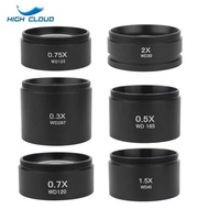 Wd165 0.5X 0.7X 0.75X 1.5X 2.0X Auxiliary Objective Lens Thread 48Mm Barlow Glass Lens For Stereo