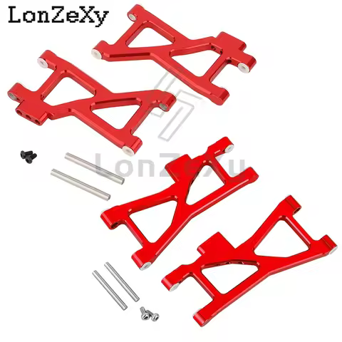 Aluminum Alloy Front and Rear Lower Suspension A Arms for Tamiya TT02B TT-02B 1/10 RC Car Metal Upgr