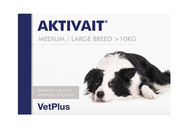VetPlus - VetPlus Aktivait 腦活素 中至大型犬 (60粒 Tablet 藥丸款) [英國直送 | 平行進口 | 最佳食用日期至07/2026或之後]