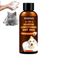 Dog Body Wash Coconut Shampoo and Conditioner Plant-Based Organic Tearless Moisturizer Dog Shampoo a