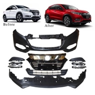 HRV 2014 COVERT HRV RS 2018 HEAD LAMPLED BUMPER FRONT DEPAN