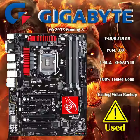 Gigabyte GA Z97X Gaming 3 LGA 1150 DDR3 Z97X-Gaming 3 USB2.0 USB3.0 32GB Z97 desktop motherboard