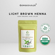 GORGEOUS JO The Araya Natural Light Brown Henna