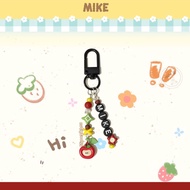 MIKE Keychain PHONE STRAP BEADS/ Y2KKeychain Keychain