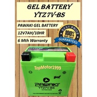 YTZ7V-BS / YTZ7V / YTZ7  PAWAKI Gel Battery Motorcycle Bateri Motorsikal N-MAX / NMAX 155 / NVX 155 