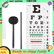 Eye Chart, Eye Chart No Fading for School Home Physical Examination Center Visual Acuity Measuring E