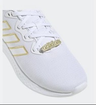 Adidas *Brand New* women white gold sneaker, cloudfoam.