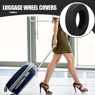 Anti Noise Wheel Covers for Luggage 8X Suitcase Wheels Protective Covers Replacement Accessories