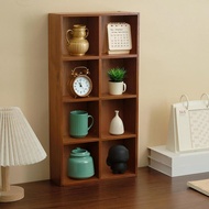 [szluzhen3gv] Wooden Wall Display Shelf, 8 Cube Showcase with Multiple Compartments, Ideal for Indoo