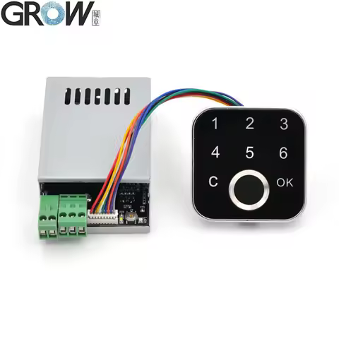 GROW DC10-30V Admin/User K226+G16 Fingerprint Password Access Control Board 4 Relay Output Mode For 