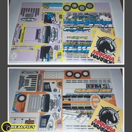 Pola miniatur (BUKAN STICKER) truk mboys / truk oleng ukuran M (panjang 32 cm)_Boss Galak, Margojoyo