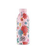 24Bottles Clima 500ml vacuum thermos, Bloom Bloom Pink pattern, stainless steel
