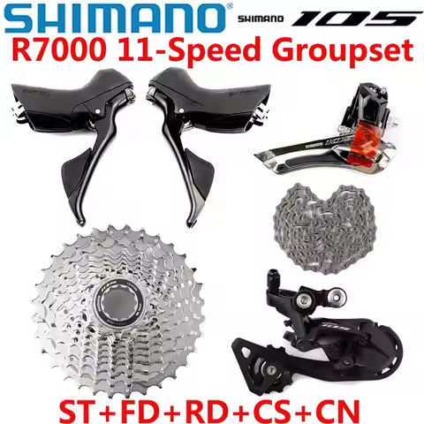 SHIMANO 105 R7000 11S Groupset 5800 R7000 11S ROAD Bicycle Derailleurs ST+FD+RD+CS+CN Front REAR Der
