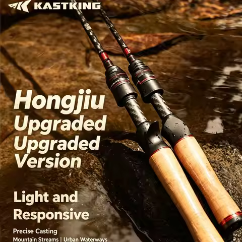 Kastking Hongsun Ultralight Lure Fishing Rod 30T 24T Carbon Baitcasting UL Power General Use Stream