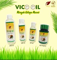 VICO OIL SR12 60ml ( Ukuran Kecil ) / Minyak Kelapa murni / VCO  SR12 / VIRGIN COCONUT OIL / RUAM POPOK / PERAWATAN RAMBUT / OBAT BIANG KERINGAT / RAMBUT RONTOK