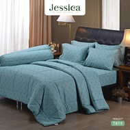 Jessica Tencel T819 ชุดเครื่องนอน ผ้าปูที่นอน ผ้าห่มนวม เจสสิก้า พิมพ์ลวดลายโดดเด่น ให้สัมผัสที่นุ่มลื่นดุจแพรไหม