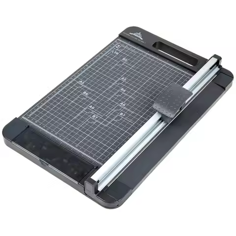 3-in-1 Rotary Paper Cutter - Equipped with Three Types of Blades: Straight, Dotted, and Wavy. A4 Siz