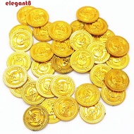 ELEGANT Fake Gold Treasure, Party Decoration Game Coin Pirate Gold Coins, Game Decoration Kid Favor 