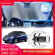 Full Cover Sunshades for Mercedes Benz B Class W245 B160 170 200 2006~2011 Front Windshield Visor Ma