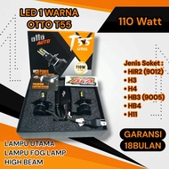 Car Led Lights OTTO T55 H4 H7 H11 HB3 HB4 HIR2 55 Watt Headlights Foglamps