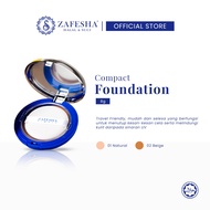 [ZAFESHA] Compact Foundation [Cares For Trapes, Brightens Dull Skin, Gives A Glowing Bright Impression]-8g