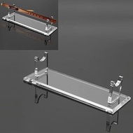 WANLIAN Acrylic Flute Display Stand for Indian Flute (Transparent)