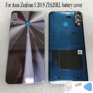 Rear Housing For Asus Zenfone 5 2018 Gamme ZE620KL 5Z ZS620KL X00QD Z01RD Back Battery Cover Repair Part with lens and glue No Flash