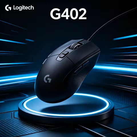 Logitech G402 Competitive Gaming Wired Mouse, High IPS Tracking Performance, Reprogrammable Buttons,