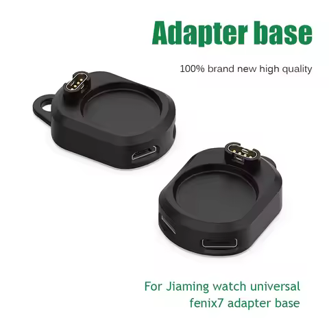 2 In 1 Type C Micro USB Charging Adapter Charging Dock Adapter Portable Chargers for Garmin Fenix 5 