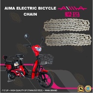 AIMA ELECTRIC BICYCLE CHAIN RANTAI BASIKAL ELEKTRIK FREE WHEEL