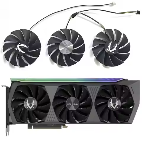 GA92S2U CF9015H12S RTX 3080 Ti AMP Holo GPU Fan，For ZOTAC GAMING RTX 3070 TI、3080、3080 TI、3090 AMP H