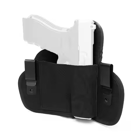 Tactical Holster Universal Concealed Gun Pouch with Belt Metal Clip IWB OWB Holster Hunting Glock 19
