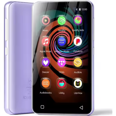 160GB Bluetooth and WiFi MP3 Player with 4" Touch Screen for Kids and Music Streaming Apps