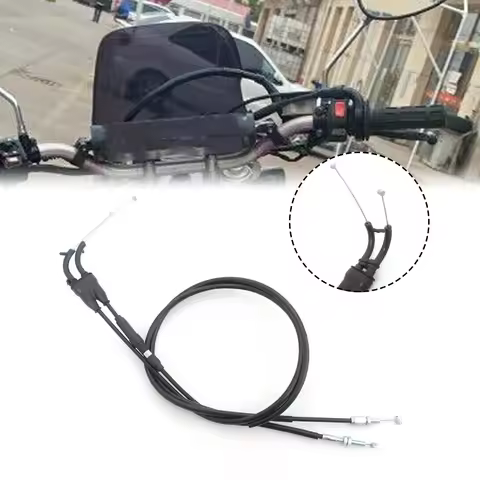 Motorcycle Throttle Cable Hand Control 95cm Steel Wire For Yamaha TTR250 96-06 TT350 86-87 XT350 85-