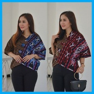 BLOUSE BATIK WANITA SERAGAM BATIK JUMBO BATIK MURAH FASHION BLOUSE