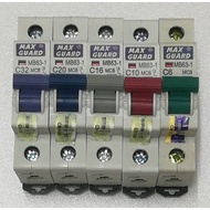 MAXGUARD MCB 6,10, 16, 20,32 AMP