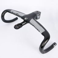 VISION 5D ACR Carbon Road Bicycle Handlebar Integrated Drop Bar 28.6mm with Bike Computer Mount Spacer Light Mount
