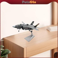 [PETSOLA] 1/72 Scale F35 B Fighter Jet Model Gift Aircraft Model for Bar Shelf Office