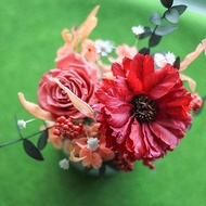 客製永生玫瑰花禮物 療癒系盆花 桌花擺飾 乾燥花花禮 客製化禮物