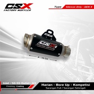 Silincer Racing CSX - Selenser Racing type GEN 4 - by CSX FACTORY MUFFLER