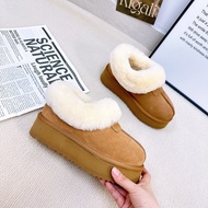 Tazz Tazz Tazz Extra Thick-Soled Cowhide Snow Boots Women's Fur One Winter i ugg i Women's Shoes Sli