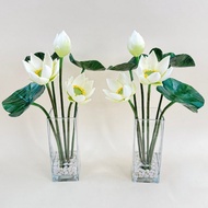Akara Dokmaii Artificial Lotus Vase Water Model For Worshiping Buddha