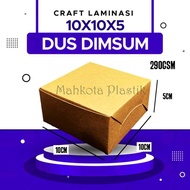 Box Donat Cromboloni 1pc uk 10x10x5cm isi 25pcs Box Dimsum
