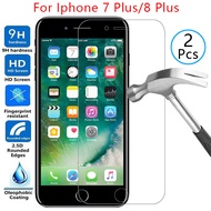 tempered glass screen protector for iphone 7 8 plus case cover on i phone 7plus 8plus protective coq