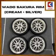 Wado SAKURA Rim 16” [Cream + Silver][Original from Japan🇯🇵][Used]