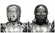 北斗神拳 北斗之拳 拳四郎+傑基 合售 黑色透明 軟膠