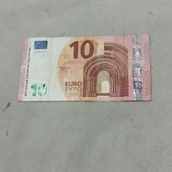 uang euro asli 10
