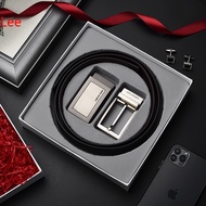 [LEE] Belt Mens High-End Leather Leather Belt Trendy Mens Fashion Automatic Buckle Pants With Busine