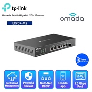 TP-Link ER707-M2 with 4× Gigabit WAN/LAN Ports, 2× 2.5G WAN/LAN Port, 1× Gigabit SFP Port Omada Mult